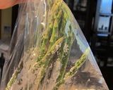 揚げアスパラのレモン醤油あえ作り方2写真
