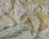 小麦粉なしで◆とろっとクリームパスタ◆作り方4写真