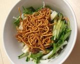 水菜とベビースターのメシウマサラダ梅風味作り方5写真