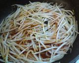 もやしとたまごの炒め物～酢豚風味作り方3写真