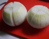 新玉ねぎの丸ごとコンソメ煮作り方1写真