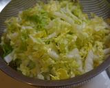 白菜のツナ和え。トッピングに揚げだまを。作り方1写真