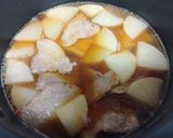 豚バラと大根の簡単炒め煮作り方3写真