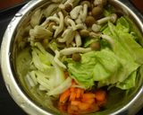 ♡お野菜たっぷり♡　塩昆布×豆乳スープ作り方1写真