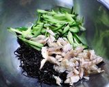 ちょい残し干物とひじきのポン酢和え作り方4写真