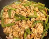 いんげんと豚こま肉のピリ辛炒め作り方4写真