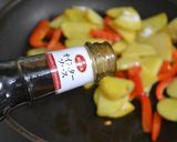新じゃがとパプリカの甘辛オイスターソース作り方8写真