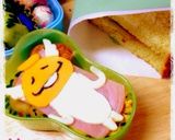 簡単‼天使なめこ★キャラ弁♡作り方3写真