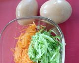 人参とゆで卵のサラダ作り方1写真
