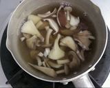 手抜きランチ☆焼おにぎりのきのこ茶漬け作り方4写真