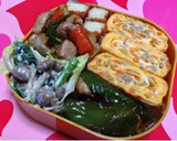 お弁当キノコほうれん草のチーズマヨ和え♡作り方3写真