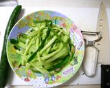 ヘルシー!きゅうりが麺のパスタ作り方3写真