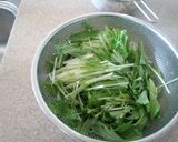 カリカリじゃこと水菜のサラダ作り方3写真