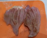 チキンのチーズ包み焼き作り方1写真