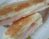 超簡単！ハムとチーズのホットサンド作り方4写真