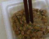 しらす納豆パスタ☆味噌マヨ　全粒粉作り方8写真