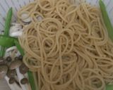 しらす納豆パスタ☆味噌マヨ　全粒粉作り方11写真