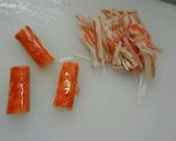 カニカマdeあんかけチャーハン☆作り方8写真