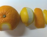 家族のための週末のレモンオレンジケーキ作り方3写真