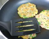 塩昆布と豚肉入りチーズのジョン（チヂミ）作り方6写真