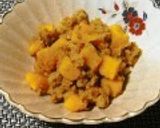 あったかご飯に☆さつま芋と豚挽肉そぼろ作り方6写真