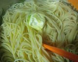 ねばねばおいしい☆明太納豆と水菜のパスタ作り方5写真