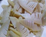 鳥皮と筍の酒粕入り味噌汁作り方3写真