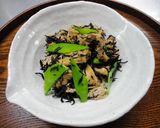 ホッとする味。油揚げとひじきの煮つけ作り方6写真
