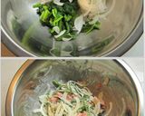 鮭オイル漬け(スープ煮)ほうれん草サラダ作り方2写真