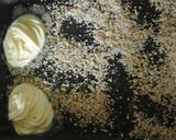 弁当用さつま芋とかぼちゃのゴママヨサラダ作り方4写真