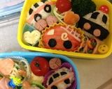 キャラ弁！救急車作り方3写真