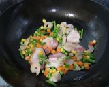 めんどくさい時の簡単でも健康チャーハン。作り方4写真