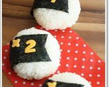 簡単キャラ弁＊運動会に♪順位旗おにぎり作り方4写真