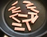 スパムで簡単お好み焼き❤作り方2写真