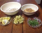 ゴールドキウイとミントのケーキ作り方1写真
