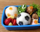 【サッカーボールおにぎり】の作り方作り方14写真