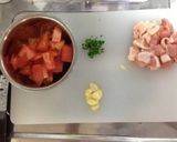 鶏肉とトマトのパスタ作り方1写真