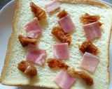 蜂蜜梅×ベーコンのチーズトースト作り方3写真