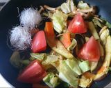 ✽春雨野菜と塩昆布のピリっと炒め✽作り方5写真