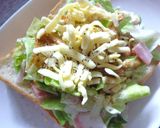 キャベツ×ベーコンのカレー風味トースト作り方6写真