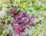 私の定番レシピ。餃子作り方1写真