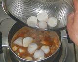 里芋と鶏肉の味噌煮っころがし作り方5写真