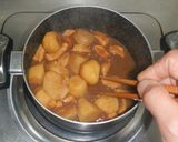 里芋と鶏肉の味噌煮っころがし作り方6写真