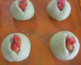 豆乳で抹茶パン♪作り方4写真