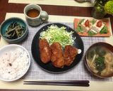 水菜と豆腐 ケーキ風サラダ冷や奴作り方5写真