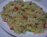 カニ風味チャーハン~♪作り方6写真
