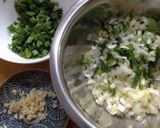 ご飯のお供に。大葉とにんにくのネギ味噌作り方1写真
