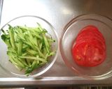 ゴマ味噌だれの冷やし中華作り方1写真