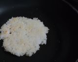 リメイク☆余ったカレーのライスピザ☆作り方1写真