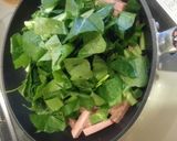 小松菜とスパムの炒め煮作り方2写真